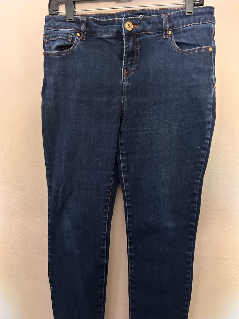 INC International Concepts Navy Skinny Stretch Jeans